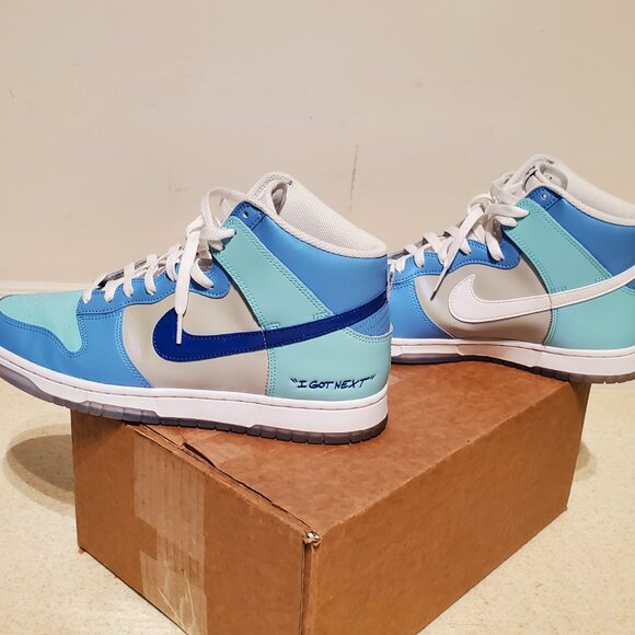 Nike Jordan Sneakers Dunk High Uni Blue "I Got Next" Collectors SE -Size 11 MINT - Picture 5 of 10